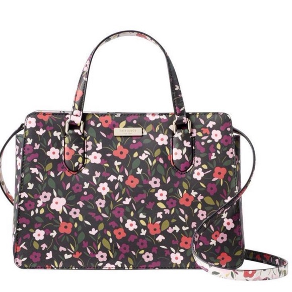 Kate Spade ♠️ Reese Laureal Way Floral Satchel - Picture 6 of 8